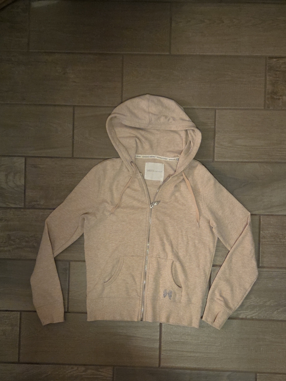 Victoria's Secret Beige Zip-Up Hoodie